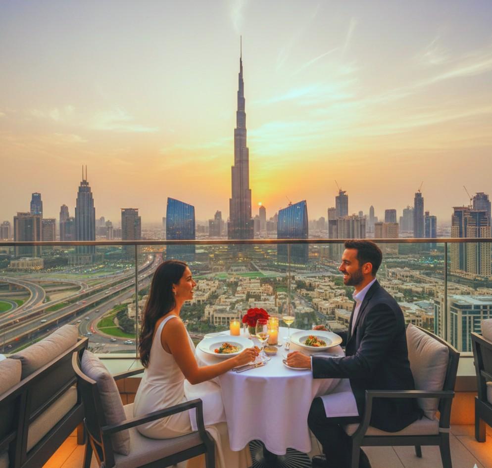 Romantic restaurants in Dubai