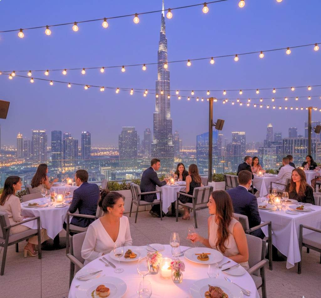 Romantic restaurants in Dubai